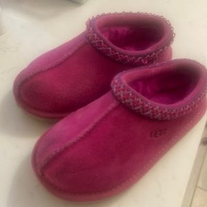 Girls ugg Tasman shoes size 10